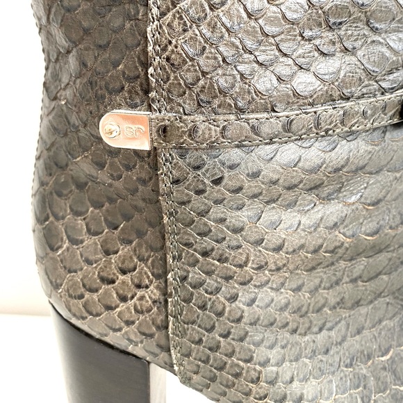 SERGIO ROSSI PYTHON BOOTS